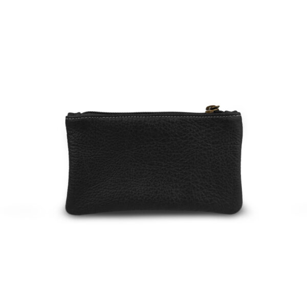 Cartera con 2 cremalleras